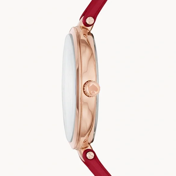 KATE SPADE NY holland watch and earring set, 34mm, Main, color, ROSE GOLD - Picture 2 of 6